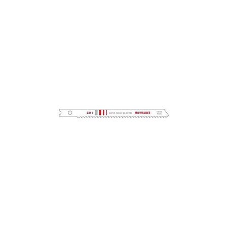 Milwaukee Tool 4 IN. 10 TPI BI-METAL JIG SAW, BLADE (5 PACK),  48-42-2311